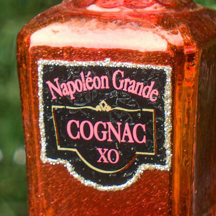 Ёлочная игрушка Коньяк Glass Hanger Cognac Bottle 11 cm