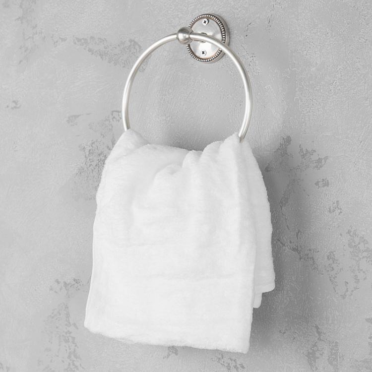 Towel Ring Antique Silver