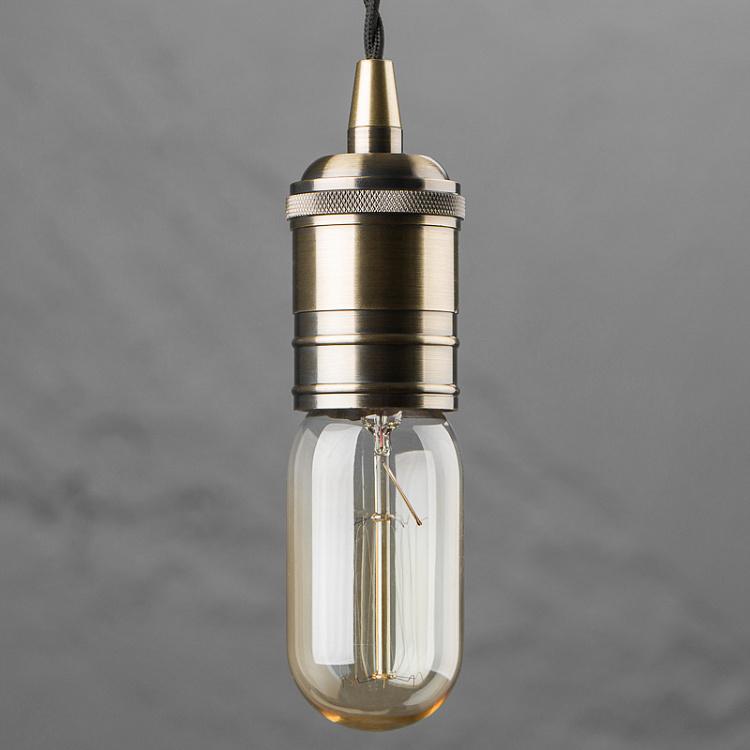 Лампа накаливания Эдисон Скрэтч E27 40 Вт, золотая колба Edison Tube Gold Scratch E27 40W