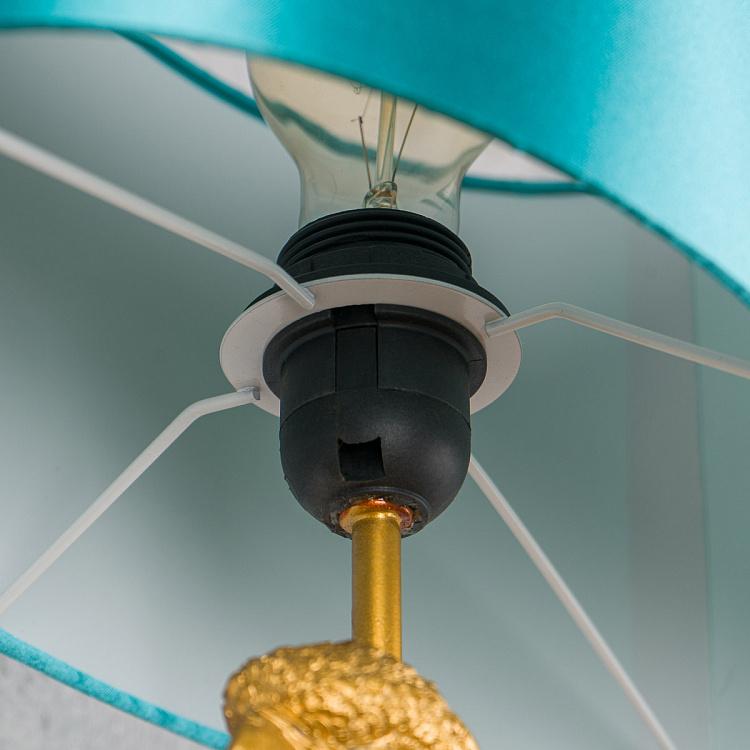 Бра с овальным бирюзовым абажуром Попугай Перси Wall Lamp Parrot Percy With Turquoise Shade