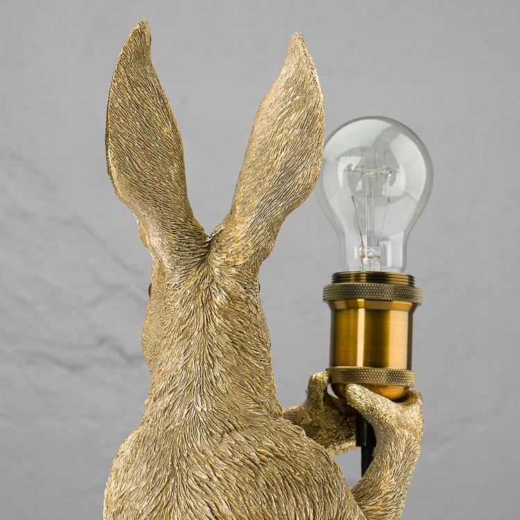 Настольная лампа Золотой кролик Table Lamp Golden Bunny