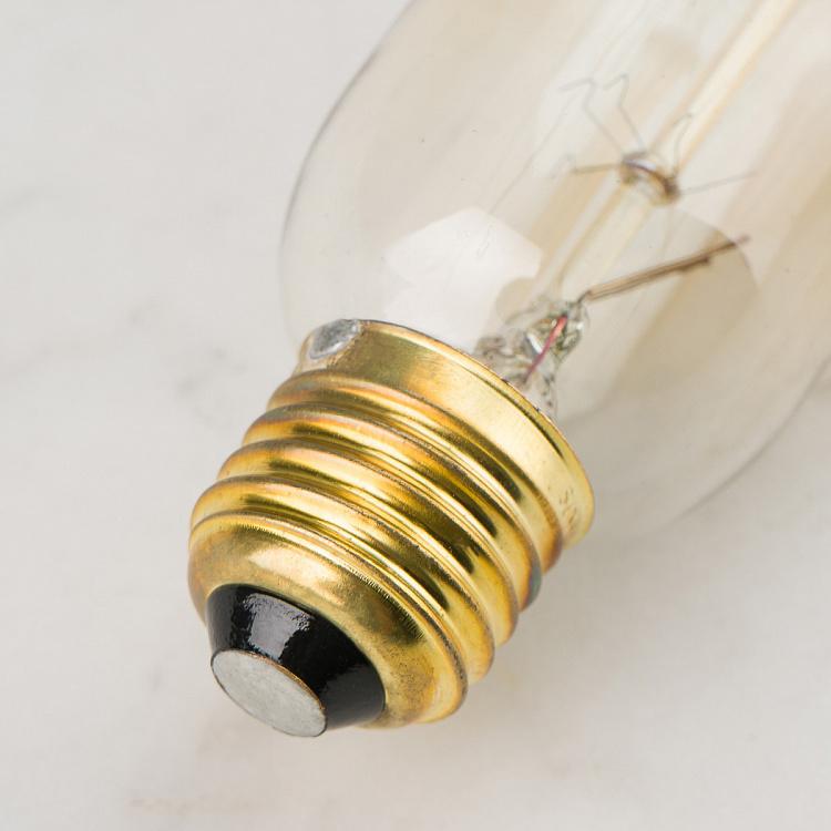 Лампа накаливания Эдисон Скрэтч E27 40 Вт, золотая колба Edison Tube Gold Scratch E27 40W