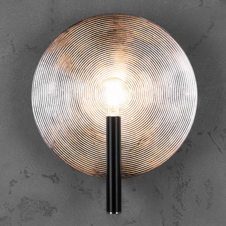 Бра Орбис, серебряная поталь, M Wall Lamp Mind And Object Orbis Medium, Potal Silver