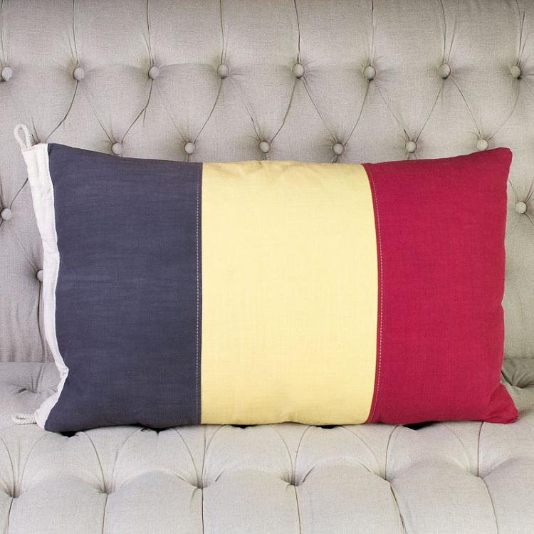 Декоративная подушка с флагом Бельгии, S Flag Cushion Belgium Small