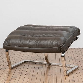 Банкетка Gormley Footstool натуральная кожа Pure Dye Graphite