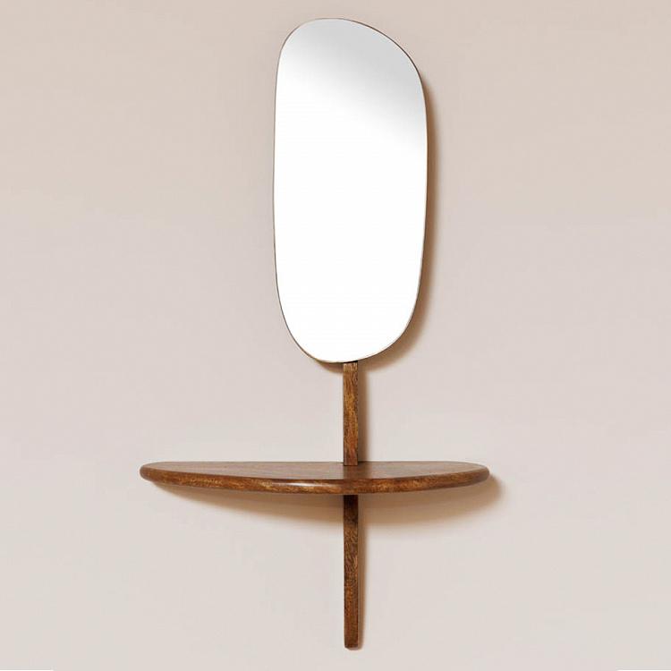 Зеркало с полкой Абстракция Abstract Mirror With Shelf