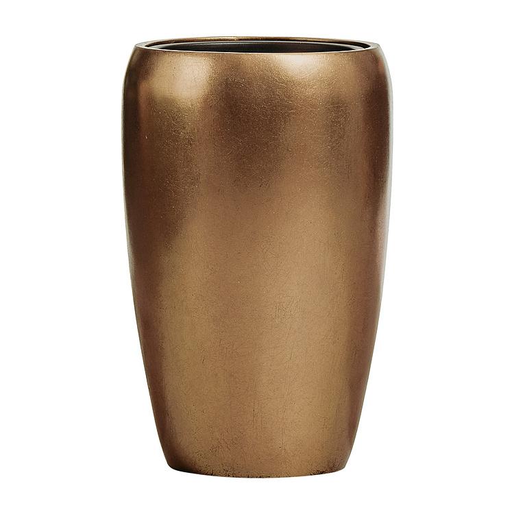 Кашпо Effectory Metal Tall Pot Matte Gold Small