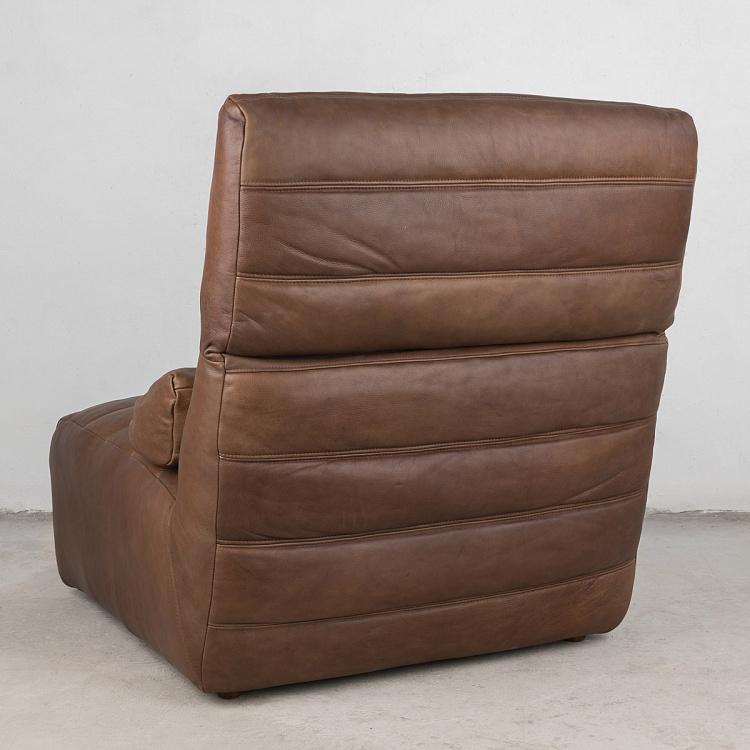 Кресло Лейбэк, тёмные ножки Layback 1 Seater, Antique Wood