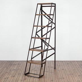 Wooden And Metal Scale Shelf