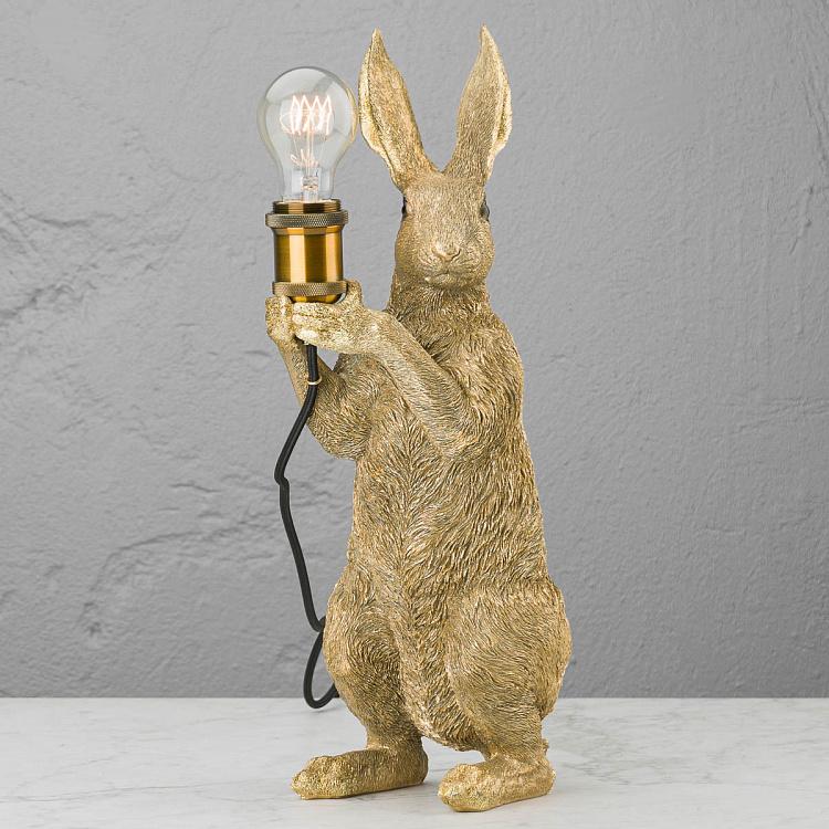 Настольная лампа Золотой кролик Table Lamp Golden Bunny