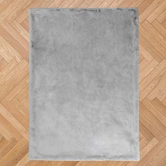Плед Alaska Throw Large искусственный мех Big Bear Grey - ракурс 2