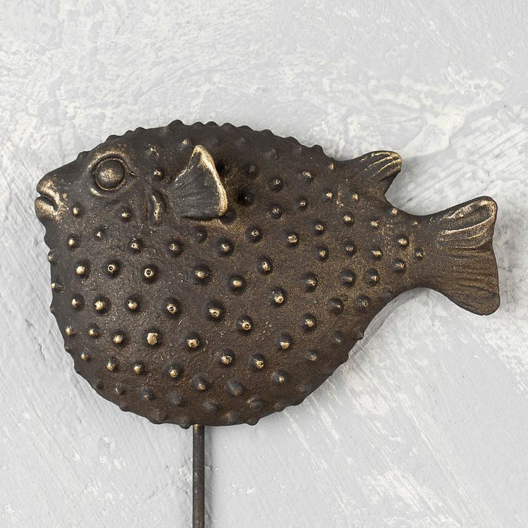 Крючок Скалозуб Puffer Fish Antique Gold Hook