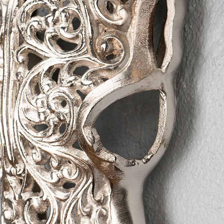 Настенное украшение Искусственный череп быка с гравировкой Wall Skull Bull Engraved