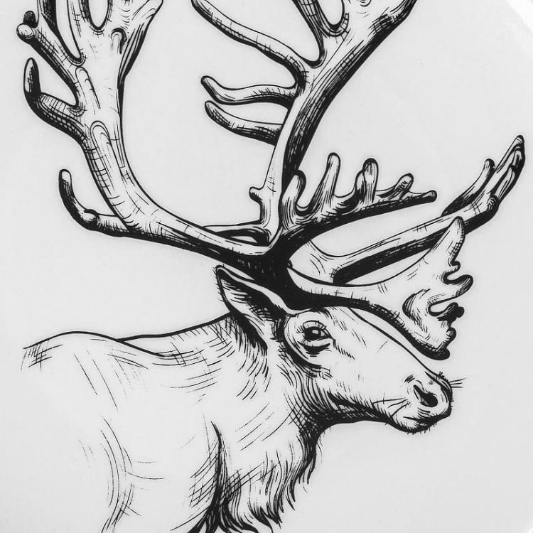 Тарелка Олень Deer Plate