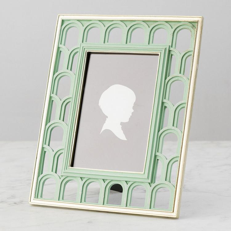 Menthol Green Arches Photo Frame