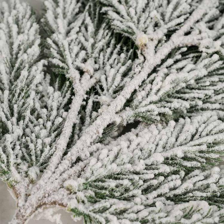 Покрытая снегом ветка ели Snow Covered Branch 60 cm