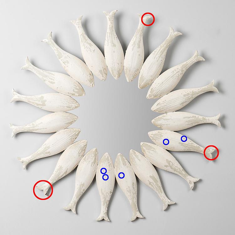 Зеркало Shoal Of Fish Mirror discount - ракурс 2