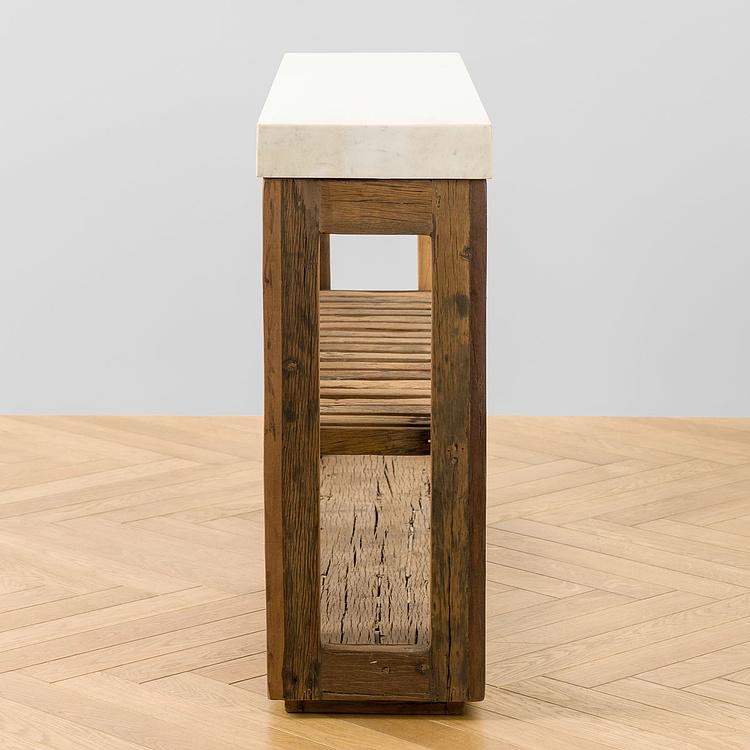 Консольный стол с мраморной столешницей Грета Greta Console