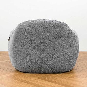 Кресло Snug Chair искусственный мех Grizzly Grey - ракурс 4