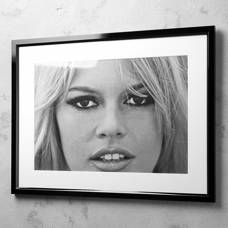 Фото-принт в чёрной раме Бриджит Бардо  Brigitte Bardot, Studio Frame