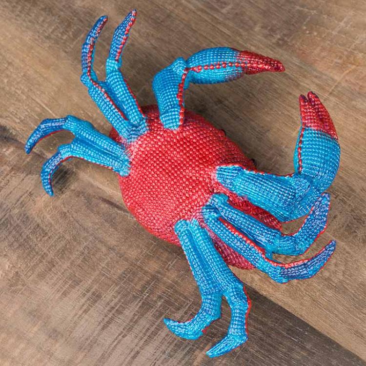 Статуэтка красно-синий Краб Blue And Red Crab