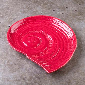 Блюдо Shell Dish Red