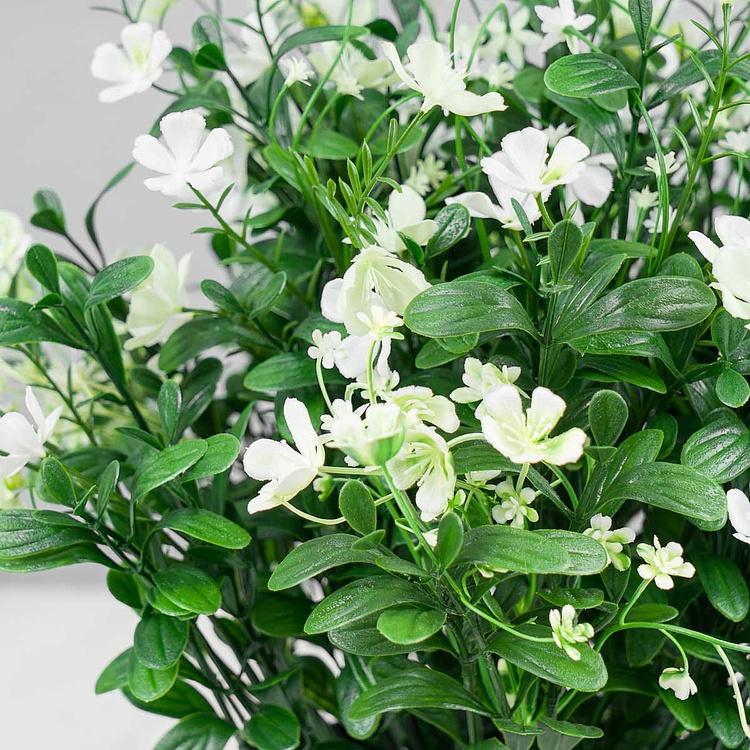 Искусственное растение Alpine Forbs With Flowers White 40 cm - ракурс 3