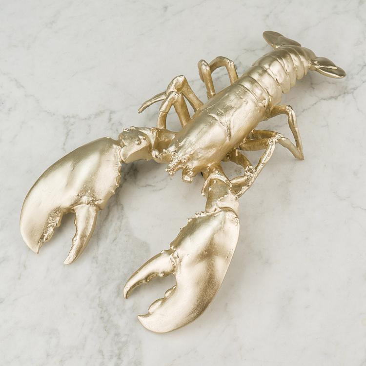 Lobster Deco Object Gold