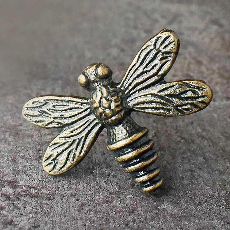 Forest Bee Metal Knob