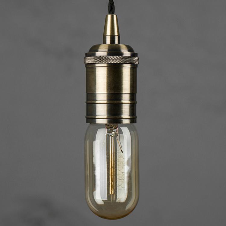 Лампа накаливания Эдисон Трубка Винт E27 40 Вт, золотая колба Edison Tube Gold Screw E27 40W