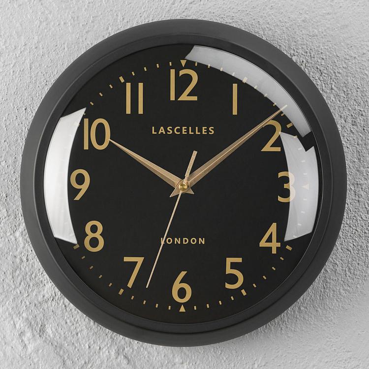 Чёрные настенные часы в стиле ретро с секундной стрелкой Sweep Seconds Hand Retro Wall Clock Black