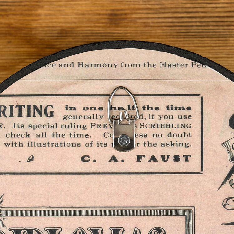 Картина в круглой раме Пятнистая лошадь Spotted Horse Painting In Round Frame