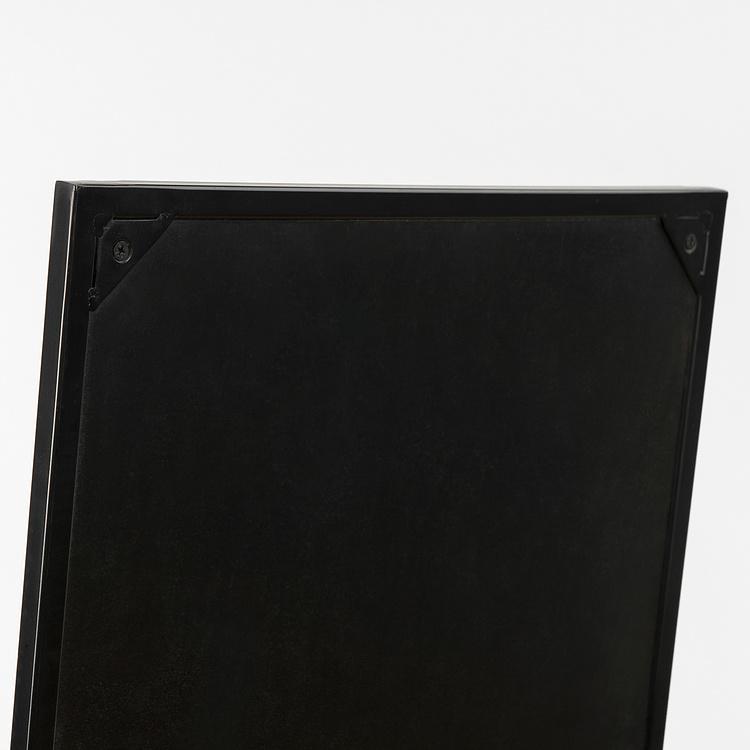 Напольное зеркало на чёрной мраморной подставке Black Marble Base Standing Mirror