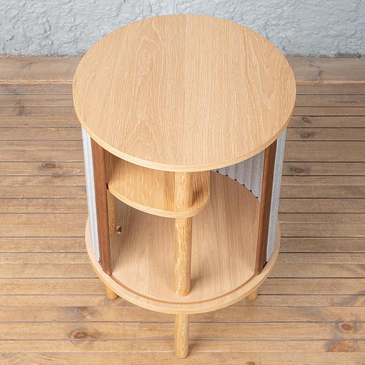 Прикроватный столик Одейшес, светлый дуб Audacious Side Table, Oak