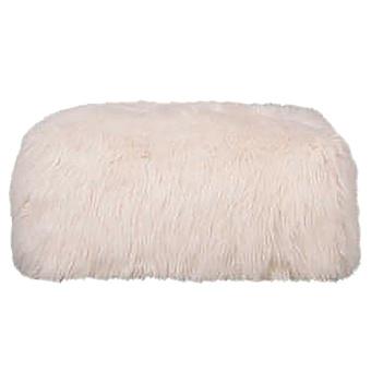 Пуфик Alaska Rectangular Pouf Small искусственный мех Big Bear Pink
