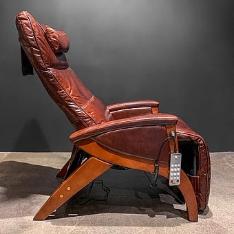 Массажное кресло Cosmic Odyssey Massage Chair натуральная кожа Brown Ogawa
