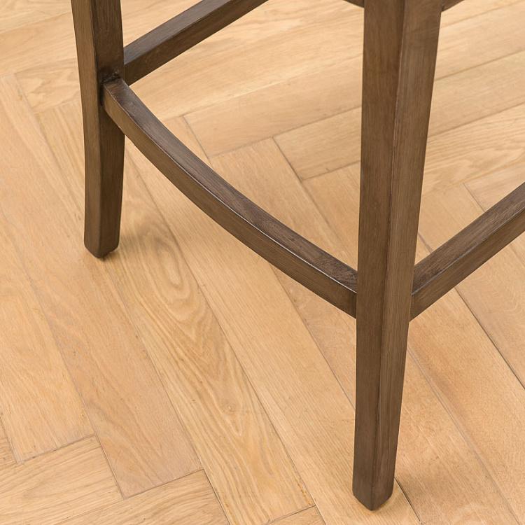 Барный стул Коктейль, коричневые ножки Cocktail Barstool, Rustic Brown Oak PF