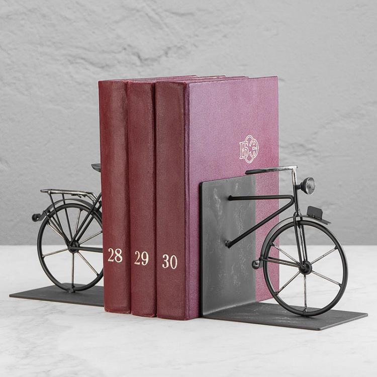 Набор из двух держателей для книг Велосипед Bookend Bike