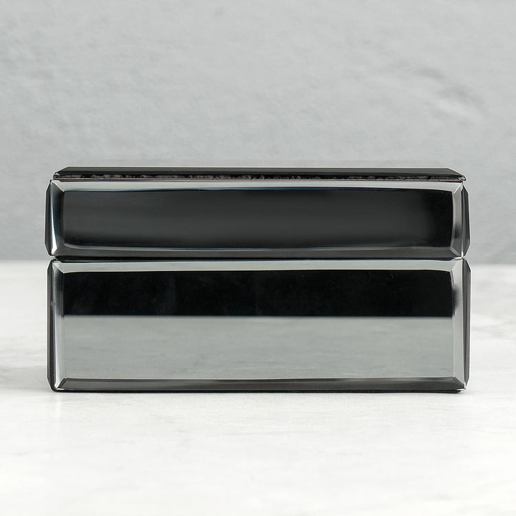 Шкатулка из дымчатого зеркала Mirrored Box Smoked Glass