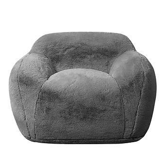 Кресло Snug Chair искусственный мех Grizzly Grey - ракурс 2