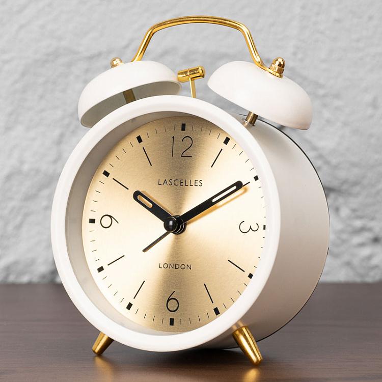 Traditional Bell Alarm Clock White