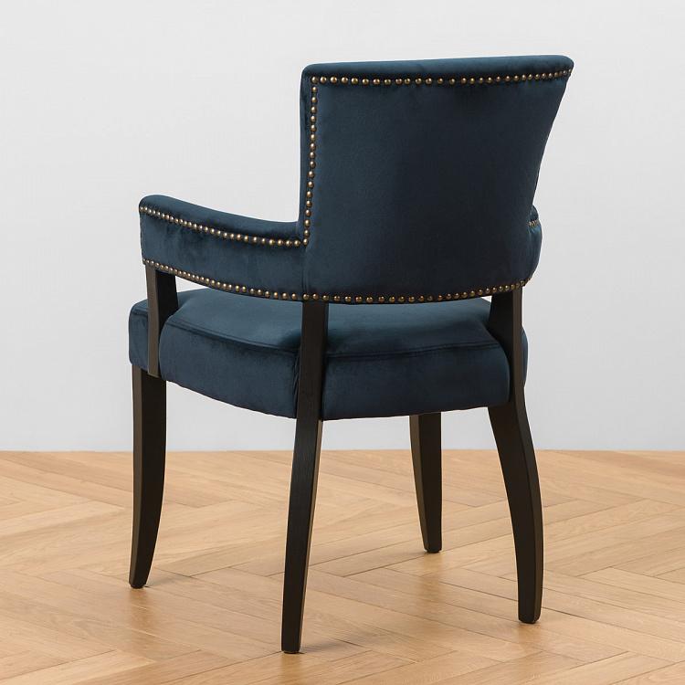 Стул Ньюпорт с подлокотниками, чёрные ножки Newport Dining Chair, Oak Black