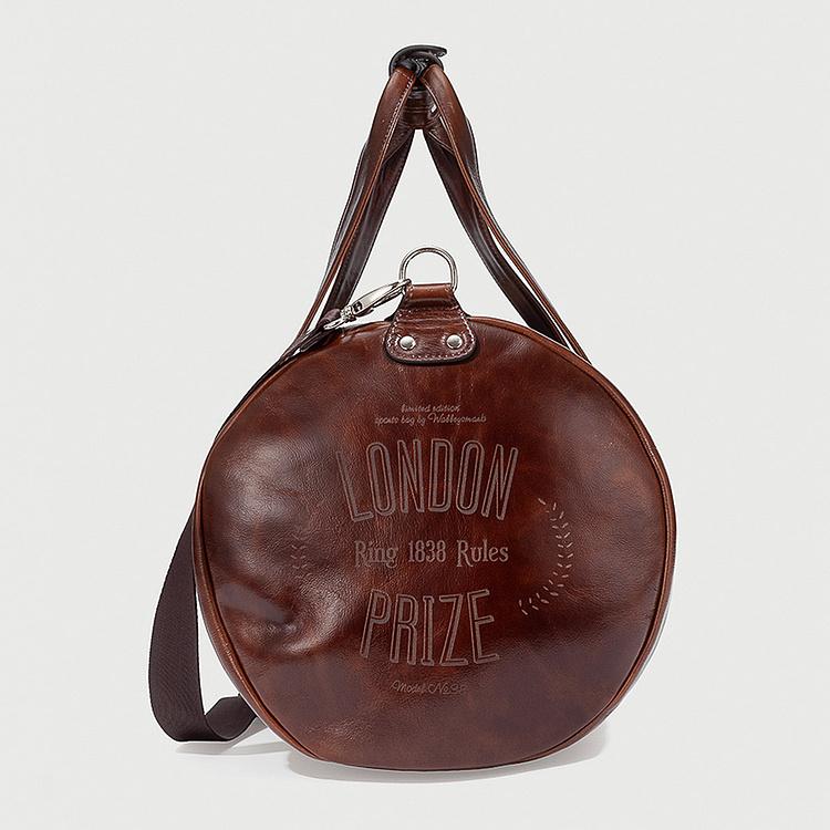 Спортивная сумка Sport Bag Model 38 натуральная кожа Vintage Cherry - ракурс 4