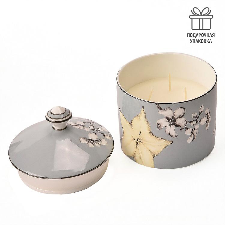 Низкая аромасвеча с карамболой Экзо Exo Low Candle Carambola Blue