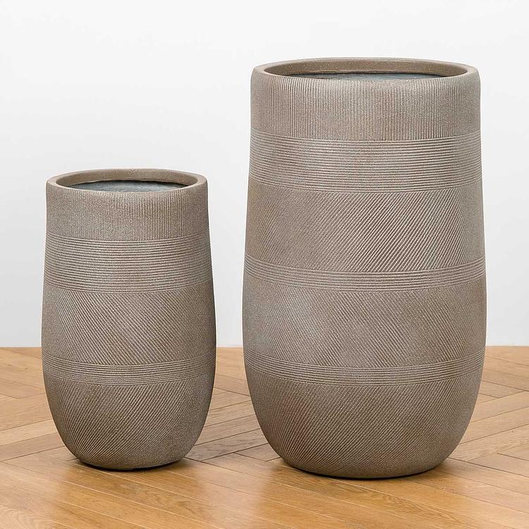 Кашпо Ergo Graphics Tall Pot Cappuccino Large - ракурс 6