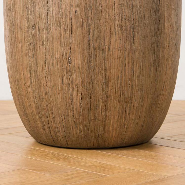 Кашпо-чаша Эффектори, светлый дуб, XL Effectory Wood Bowl Pot Light Oak Extra Large