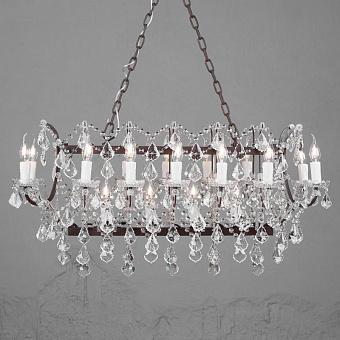 Crystal Rectangle Chandelier Small