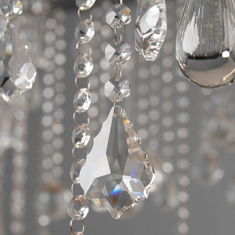 Квадратная люстра Сосульки, M Icicle Chandelier Square Medium