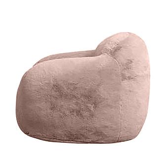 Кресло Snug Chair искусственный мех Big Bear Pink - ракурс 3