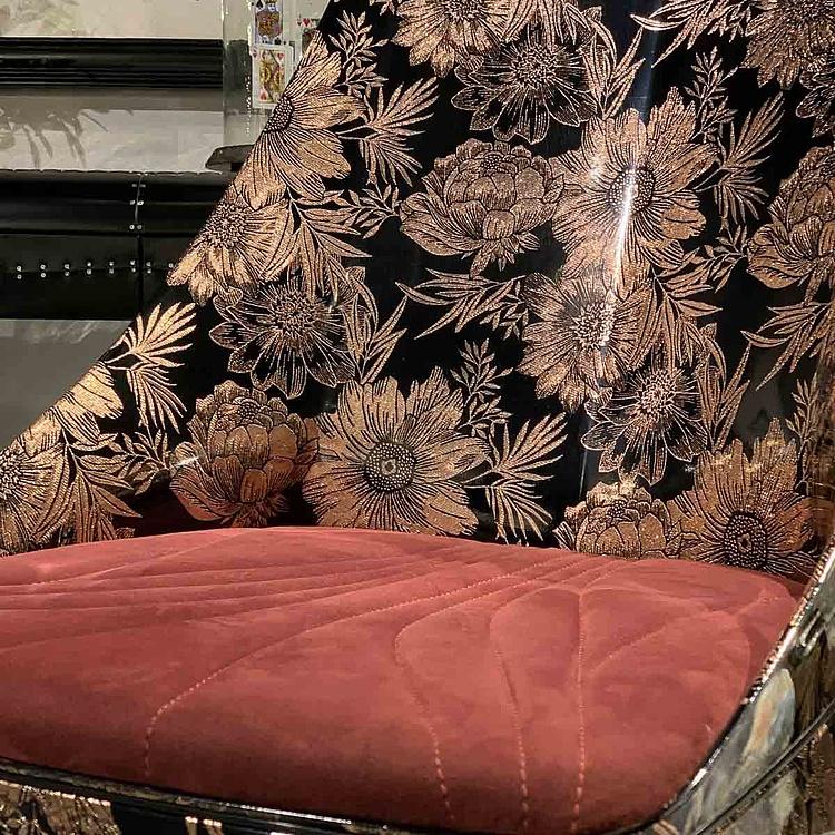 Стул Кавалло с цветочным узором Cavallo Dining Chair, Flower